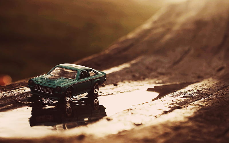 Ford Mustang Toy Macro, toys, carros, macro, HD wallpaper