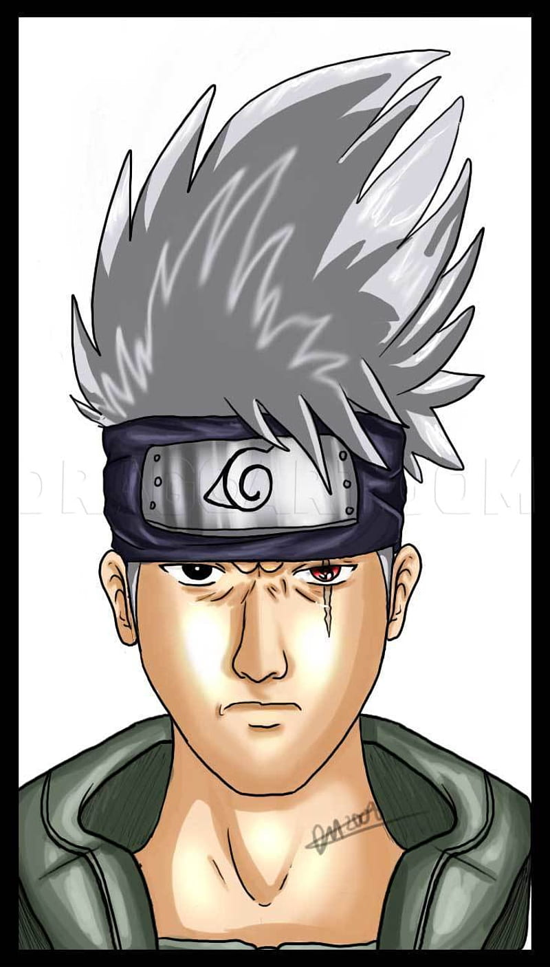 Kakashi Drawn Face Anime Art Draw Funny Kakashi Hatake Naruto Hd Mobile Wallpaper Peakpx