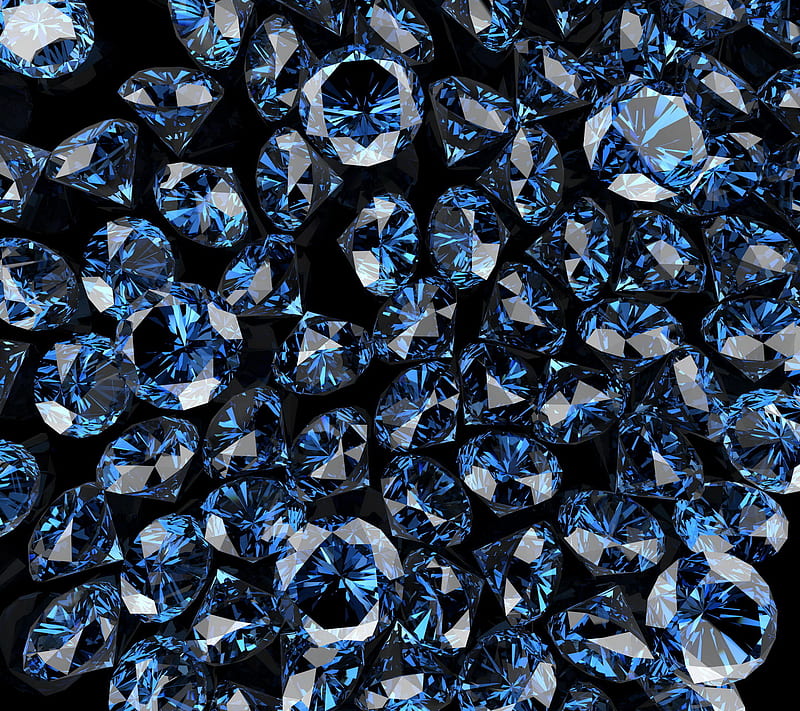 Diamonds, blue, brilliant, jem, HD wallpaper | Peakpx