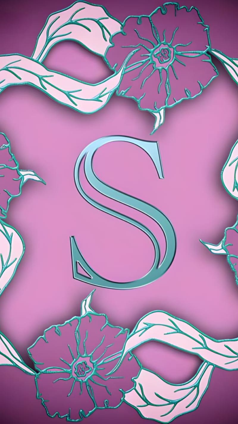 S Name Wala, Purple Background, alphabet, HD phone wallpaper | Peakpx