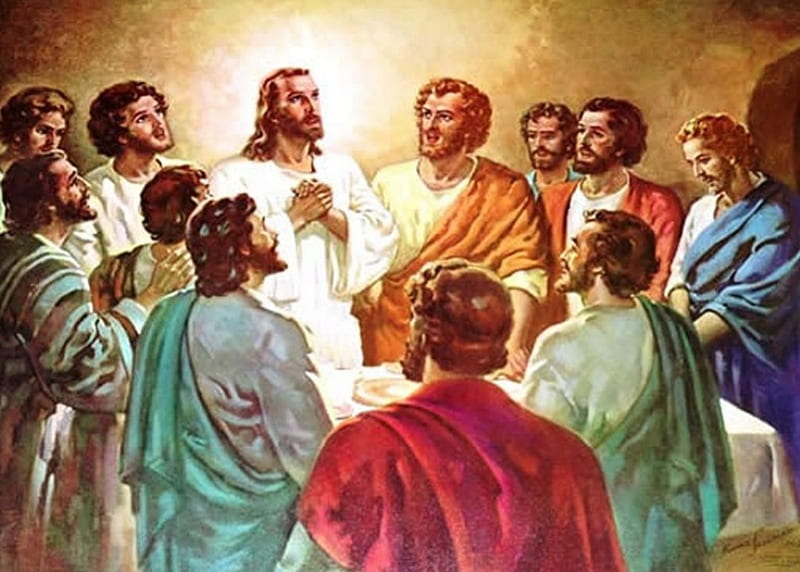 Jesus appears to his disciples, christ, jesus, religion, gospel, HD wallpaper