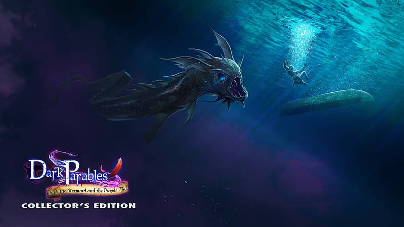 Dark Parables - The Little Mermaid and the Purple Tide07, hidden object, cool, video games, puzzle, fun, HD wallpaper