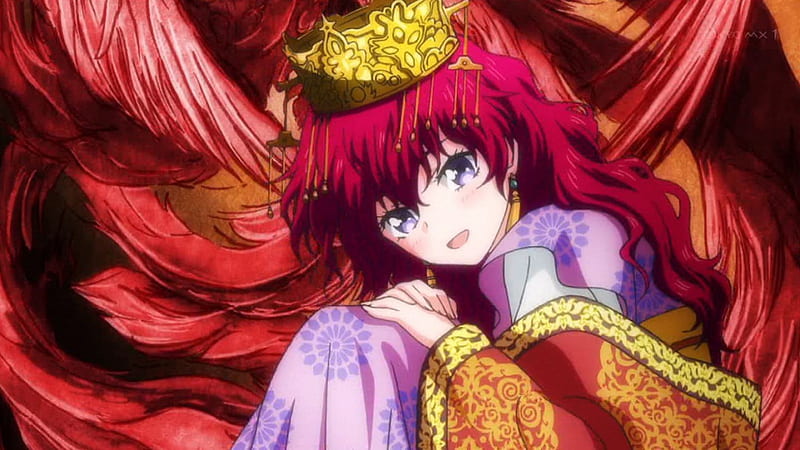 Princess Yona, yona, red, girl, anime, hime, long hair, princess, akatsuki, HD wallpaper