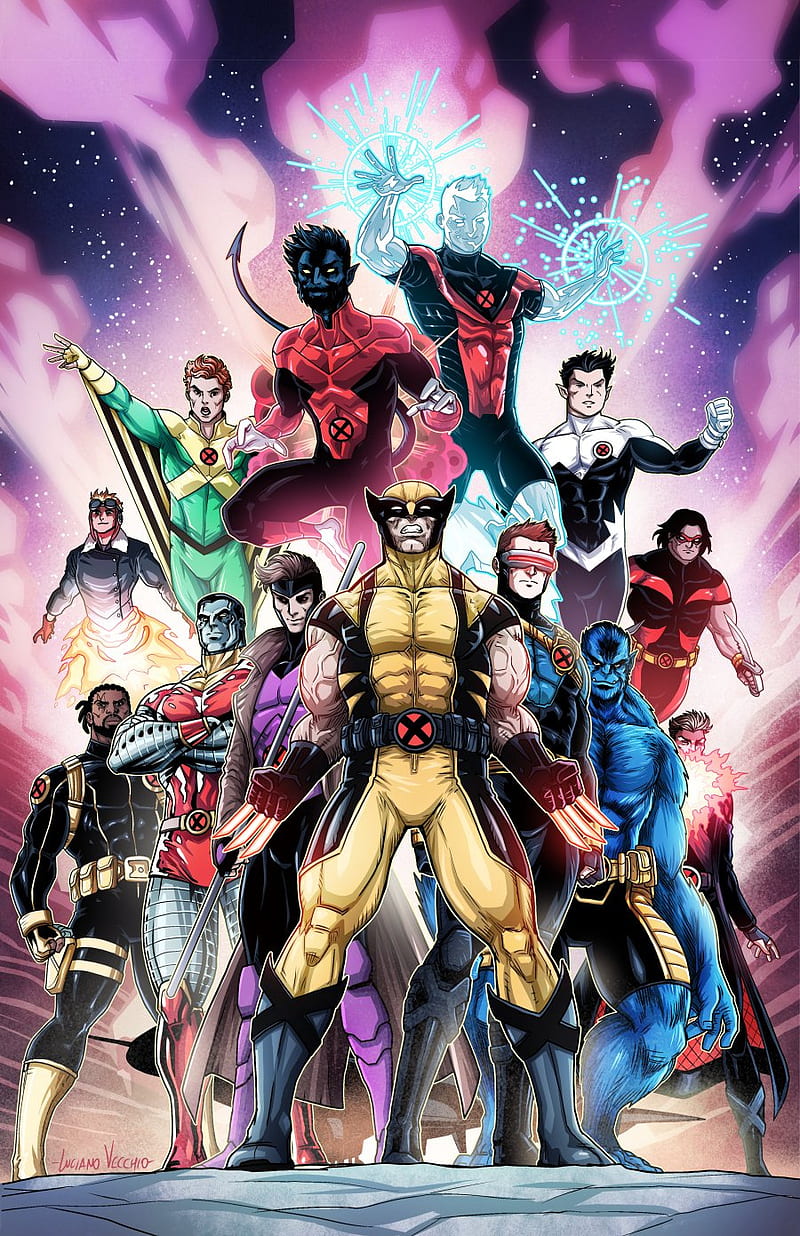 X men , comics, cyclops, iceman, marvel, mcu, mystique, wolvarine, HD phone wallpaper