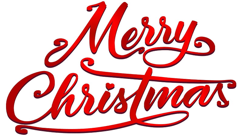 Merry Christmas!, red, craciun, christmas, white, word, card, HD wallpaper