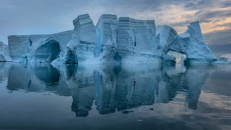 Earth, Iceberg, Arch, Nature, HD wallpaper