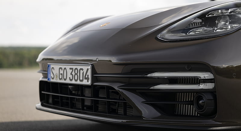 2021 Porsche Panamera Turbo S Sport Turismo (Color: Truffle Brown Metallic) - Detail , car, HD wallpaper