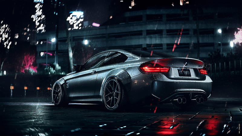 Need For Speed Bmw Dark Night , need-for-speed, carros, bmw, games, reflection, artstation, HD wallpaper