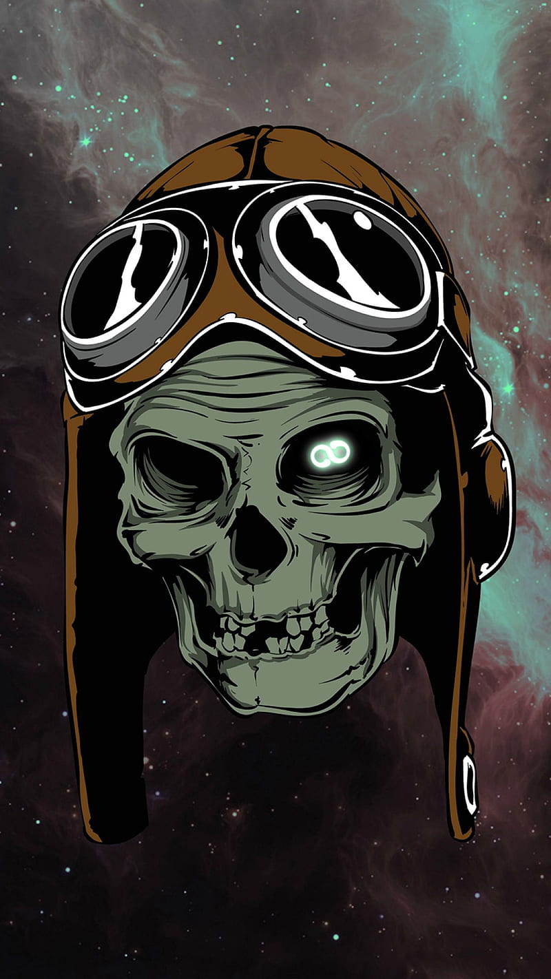 Skull rider, graphics, rider, skull, HD phone wallpaper