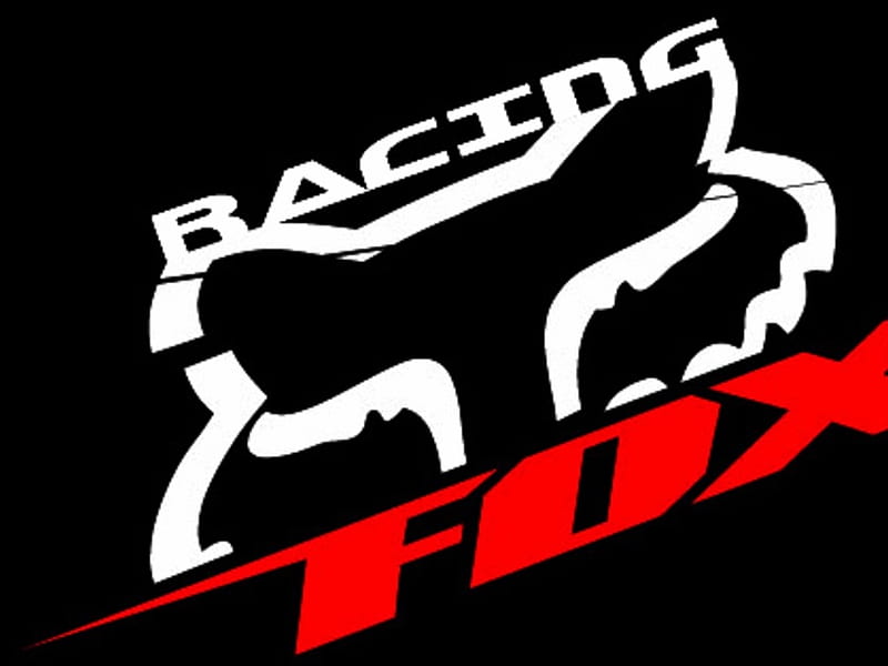 Foxx, racing, black, red, fox, HD wallpaper