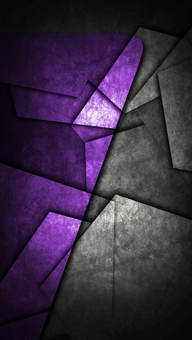 Galaxy S7 V - Chief, abstract, dark, purple, violet, HD phone wallpaper
