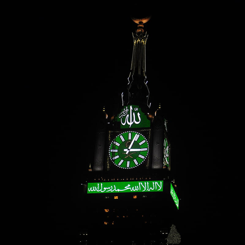 Makkah clock tower, hijaz, mecca, saudi arabia, skyscraper, HD phone wallpaper