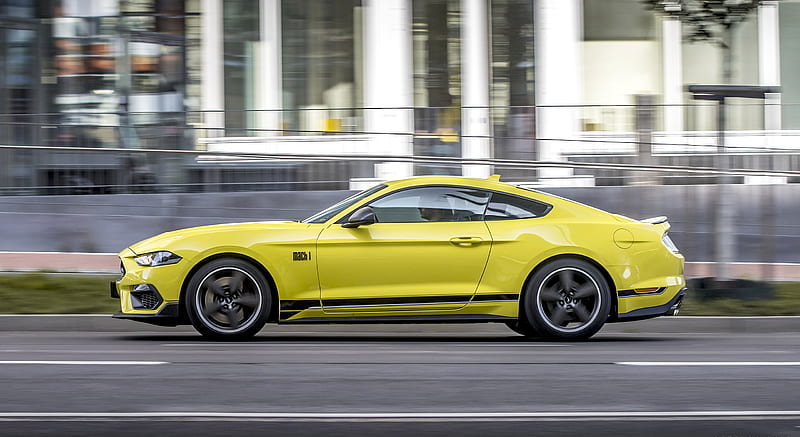2021 Ford Mustang Mach 1 (EU-Spec) (Color: Grabber Yellow) - Side, car ...