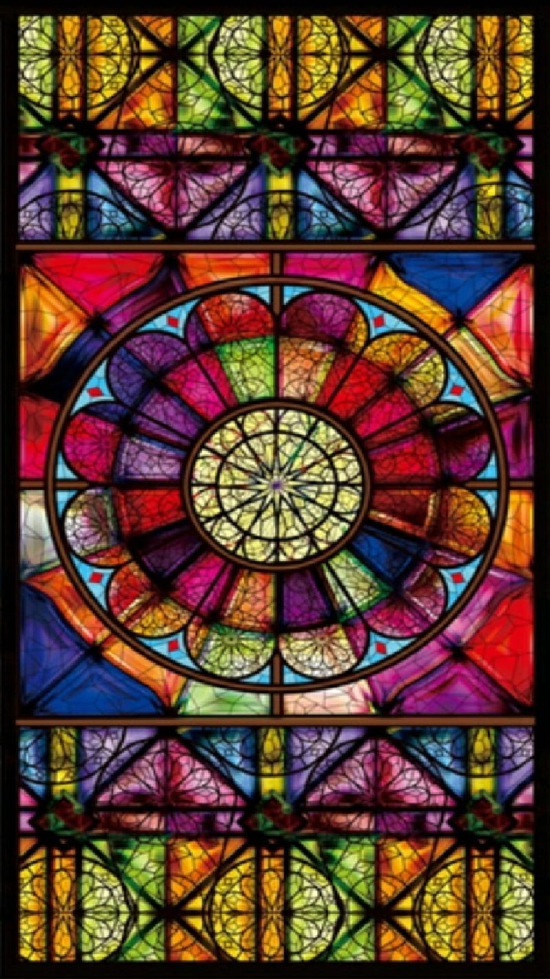 Glorious, art, church, colorful, decor, glass, stained, window, HD phone  wallpaper | Peakpx