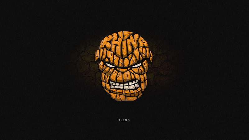 Ben Grimm The Thing Minimal Art, HD wallpaper