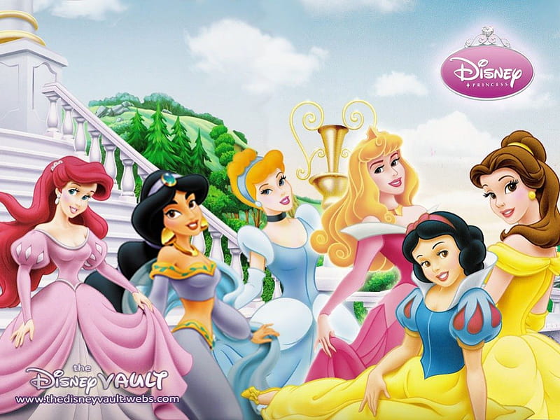 Disney Princesses, beauty, girls, Disney, princess, HD wallpaper