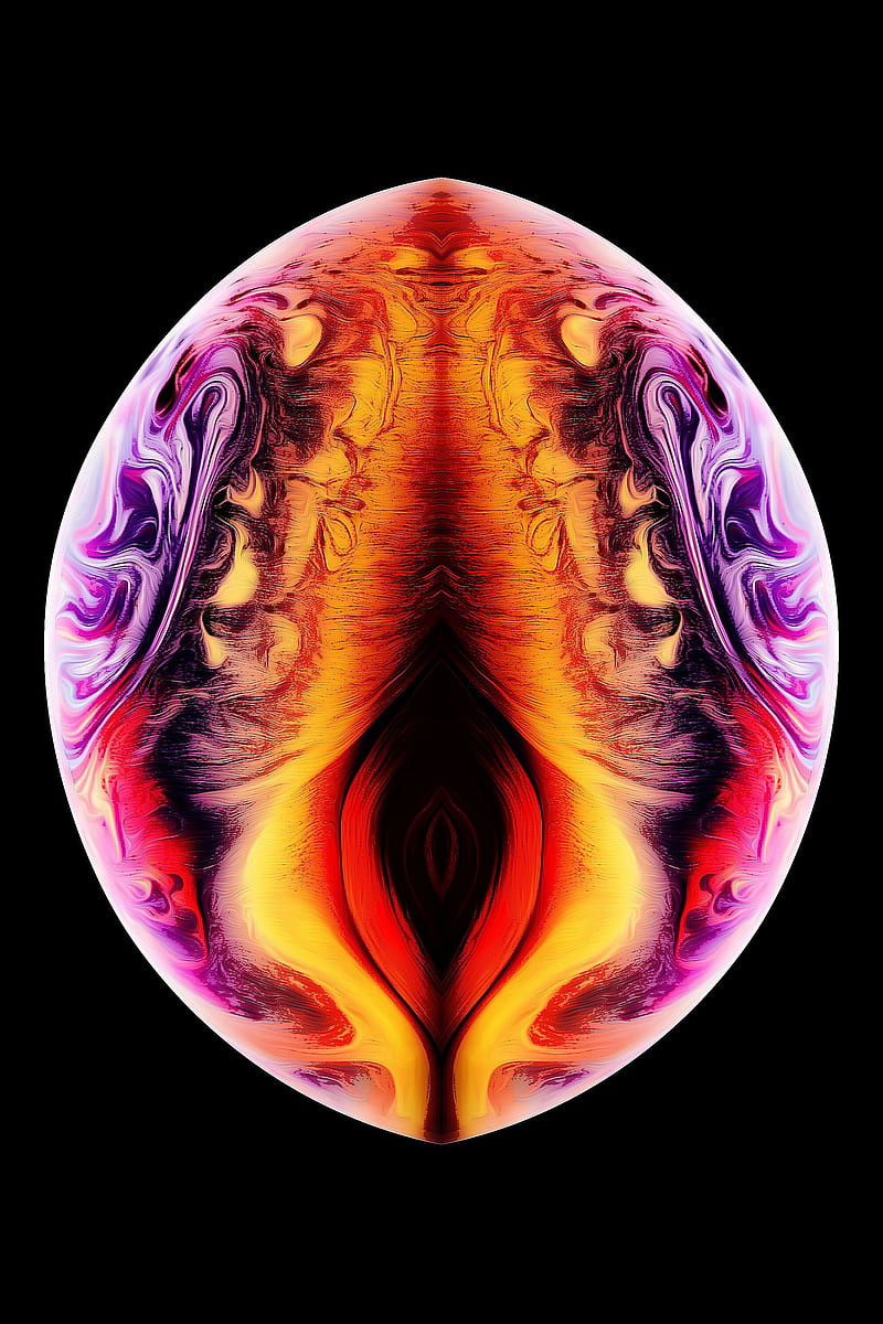 iPhone XS Mirrored, iphone xs, mirrored, easter egg, accident, surprise, HD phone wallpaper