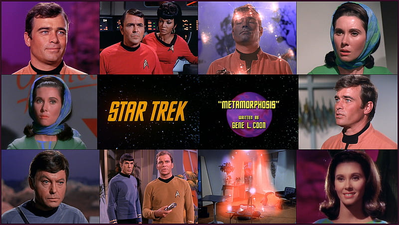 Metamorphosis, Star Trek, Elinore Donahue, Glenn Corbett, Kirk, McCoy, Zefram Cochrane, Spock, HD wallpaper