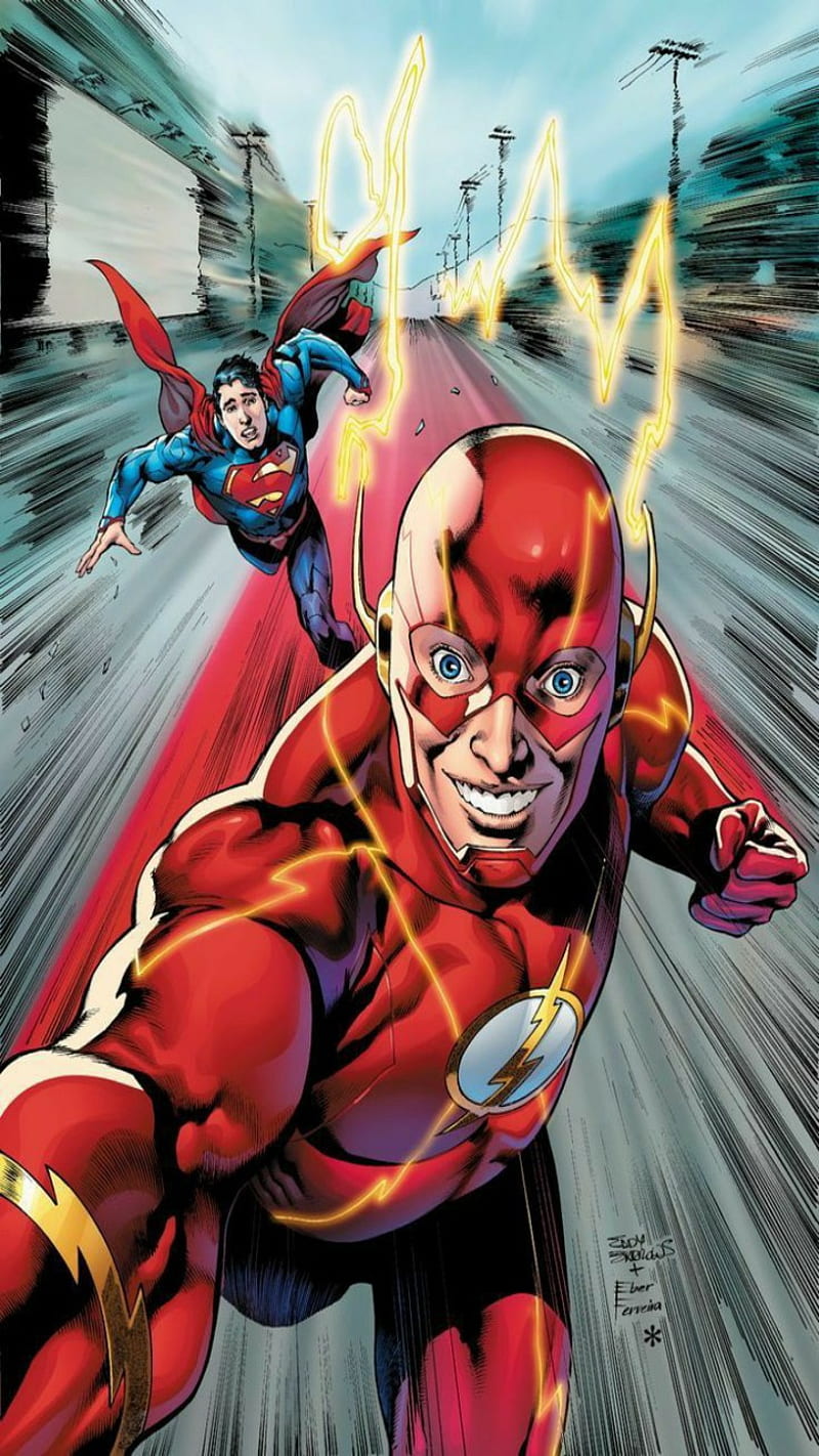flash vs sups, the flash vs superman, the flash, superman, barry allen, clark kent, HD phone wallpaper
