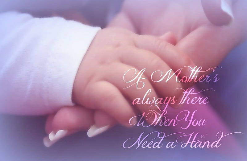 THERE TO GIVE YOU A HAND, BABIES, SOFT, HAND, MAY, MOTHERS, MOTHERS DAY, HOLIDAYS, HAPPINESS, HAPPY, LOVE, HD wallpaper