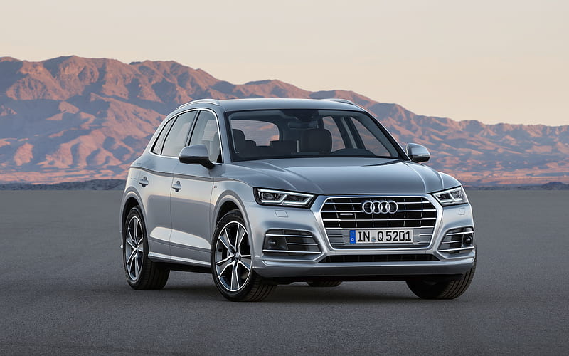 Audi Q5, 2018 silver Q5, luxury SUV, German cars, Audi, HD wallpaper
