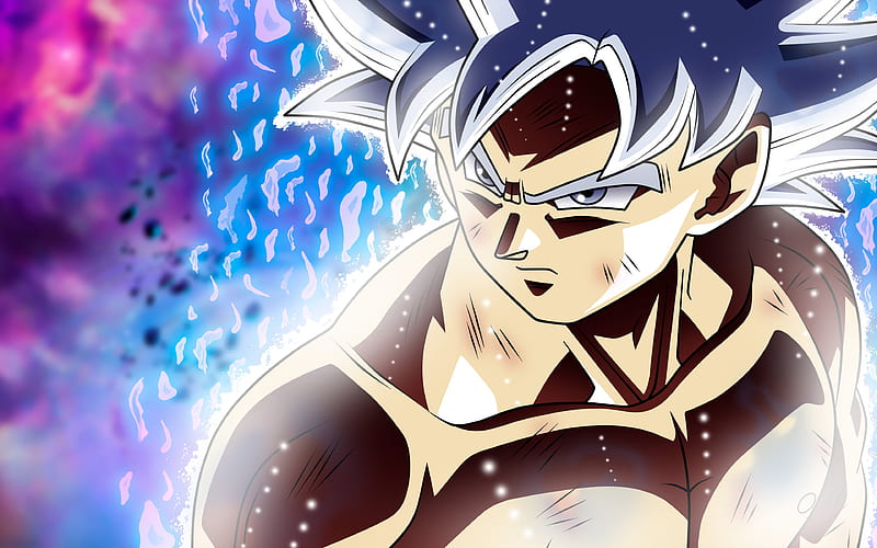 Goku Ultra Instinct Dominado, Migatte no Gokui, anime characters, Japanese manga, art, portrait, HD wallpaper