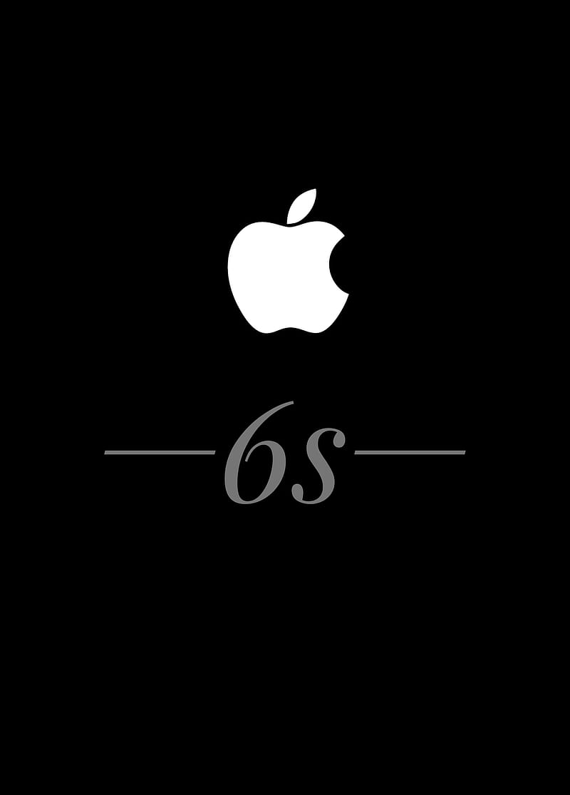 Iphone 6s, amoled, apple, best, black, iphone6, iphone6s, logo, HD phone wallpaper