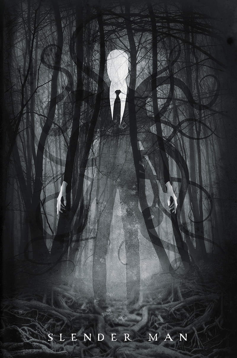 slender haunt wallpaper