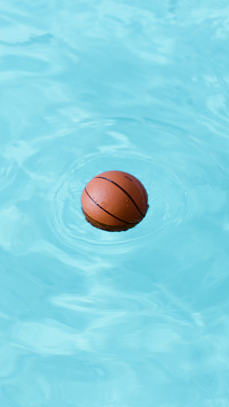 Swim ball , basketball, water, esports, wet, HD phone wallpaper