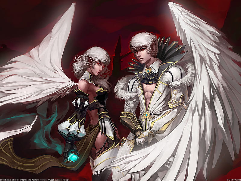 The Chaotic Throne: The 1st Throne: The Kamael, lineage 2, the 1st throne, lineage ii, the chaotic throne, video game, lineage, the kamael, HD wallpaper