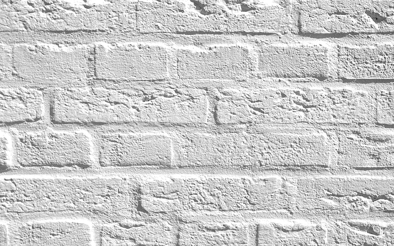 white brickwall white bricks, bricks textures, white brick wall, bricks, wall, HD wallpaper