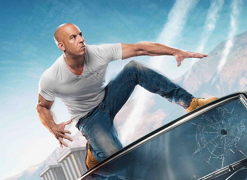Vin Diesel In The Fate Of The Furious, vin-diesel, fast-and-furious, movies, HD wallpaper