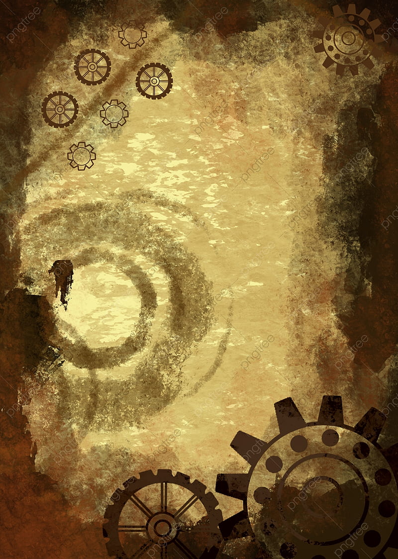 Steampunk Background Gear Style, Steampunk, Gear, Ancient Background for, Steampunk Gears, HD phone wallpaper