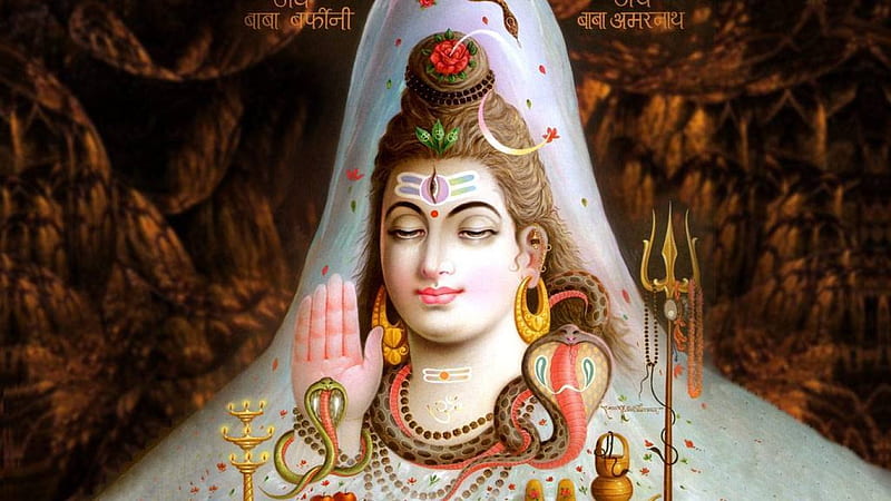 Shiv Shankar Bhole Nath Lord Shiva Amarnath Shivling - Shiv Sankar -, HD wallpaper