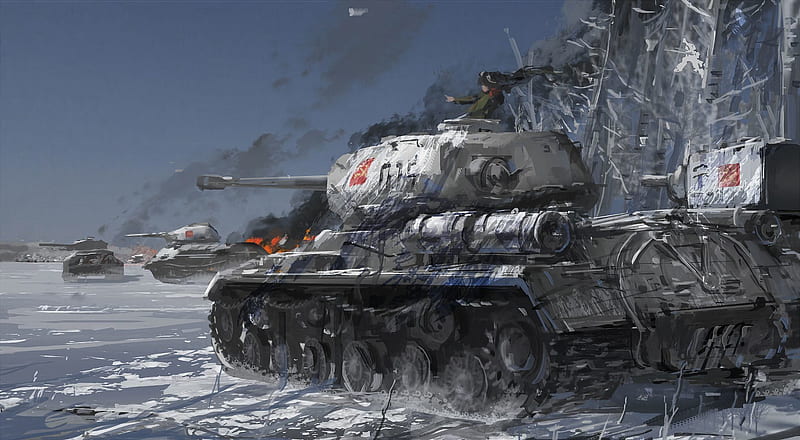 Anime, Girls Und Panzer, Nonna (Girls Und Panzer), HD wallpaper