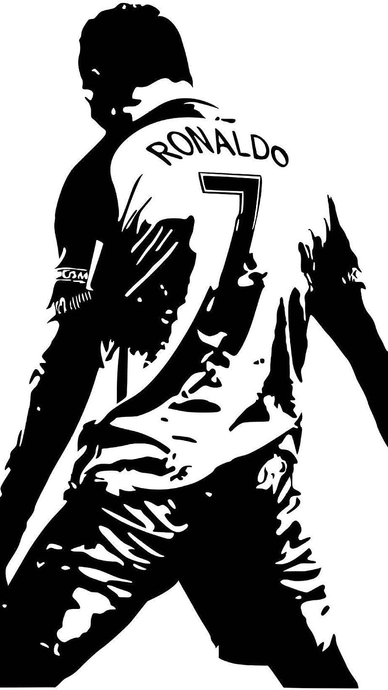 245 Cristiano Ronaldo Wallpaper Black And White Picture - MyWeb