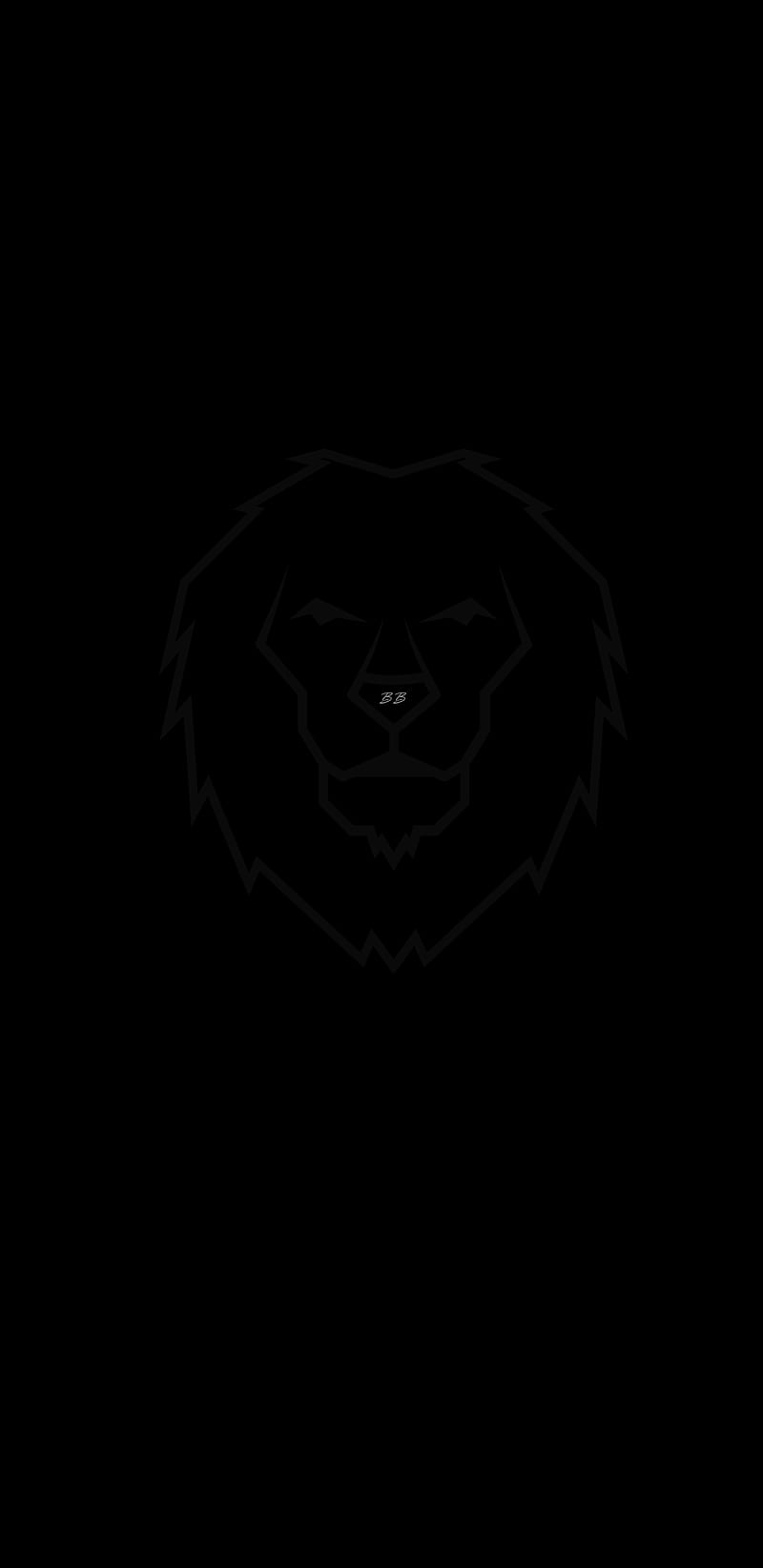 Black Lion s8v, amoled, bb, berkan, black, blacklion, leo, lion, HD phone wallpaper