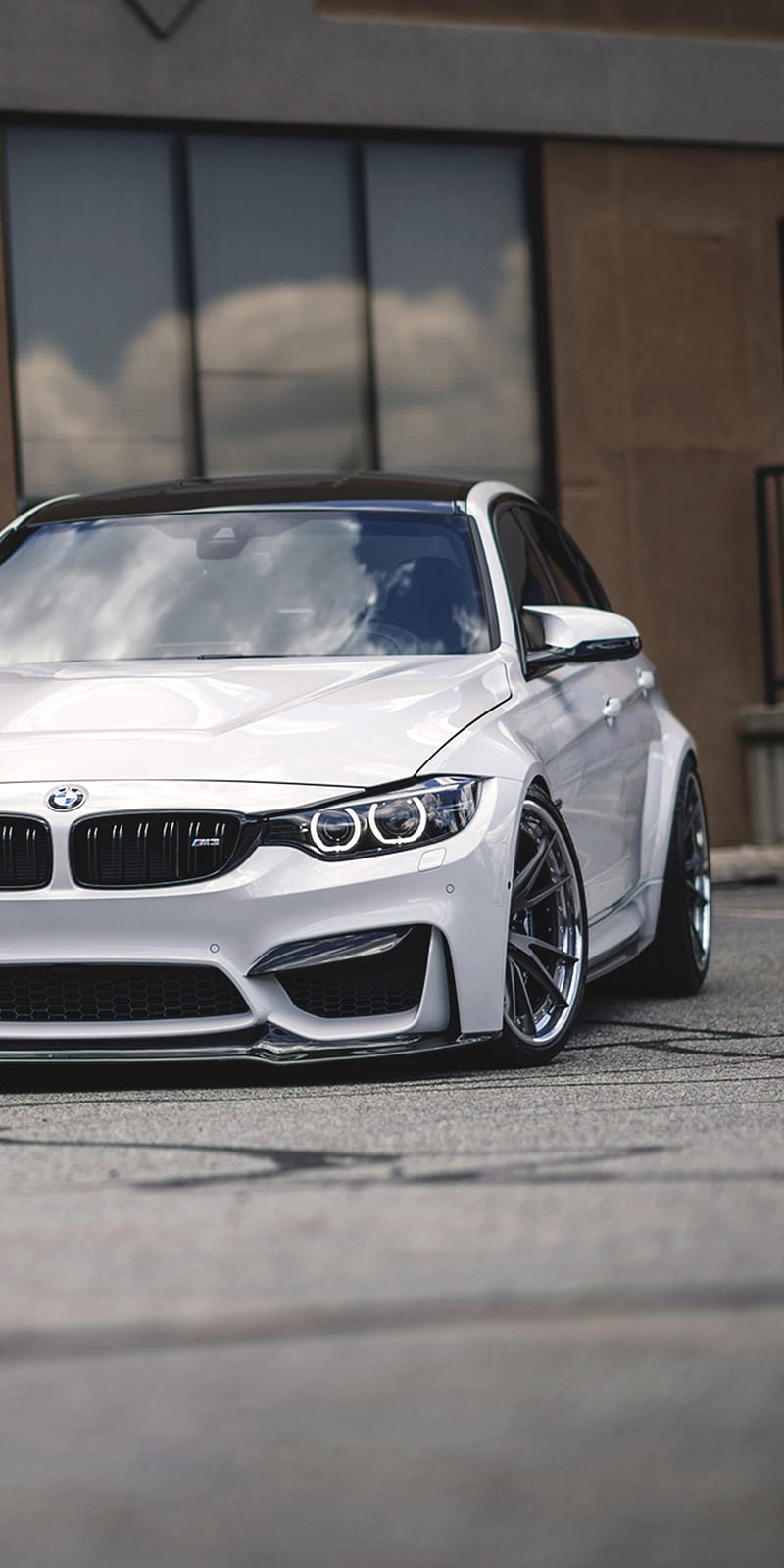 BMW M3, autocouture motoring, car, f80, sedan, tuning, vehicle, white, HD phone wallpaper