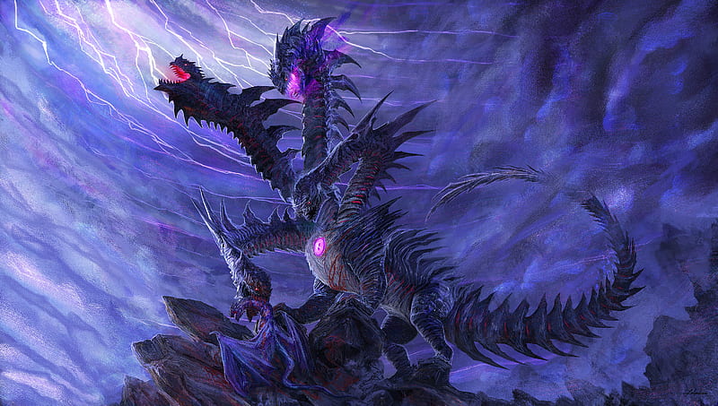 Colorful Monster Dragon Hydra: 4K Artwork Wallpaper - Free Download for PC