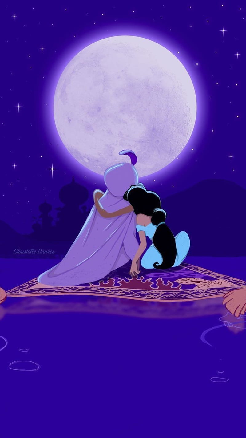 princess jasmine and aladdin love