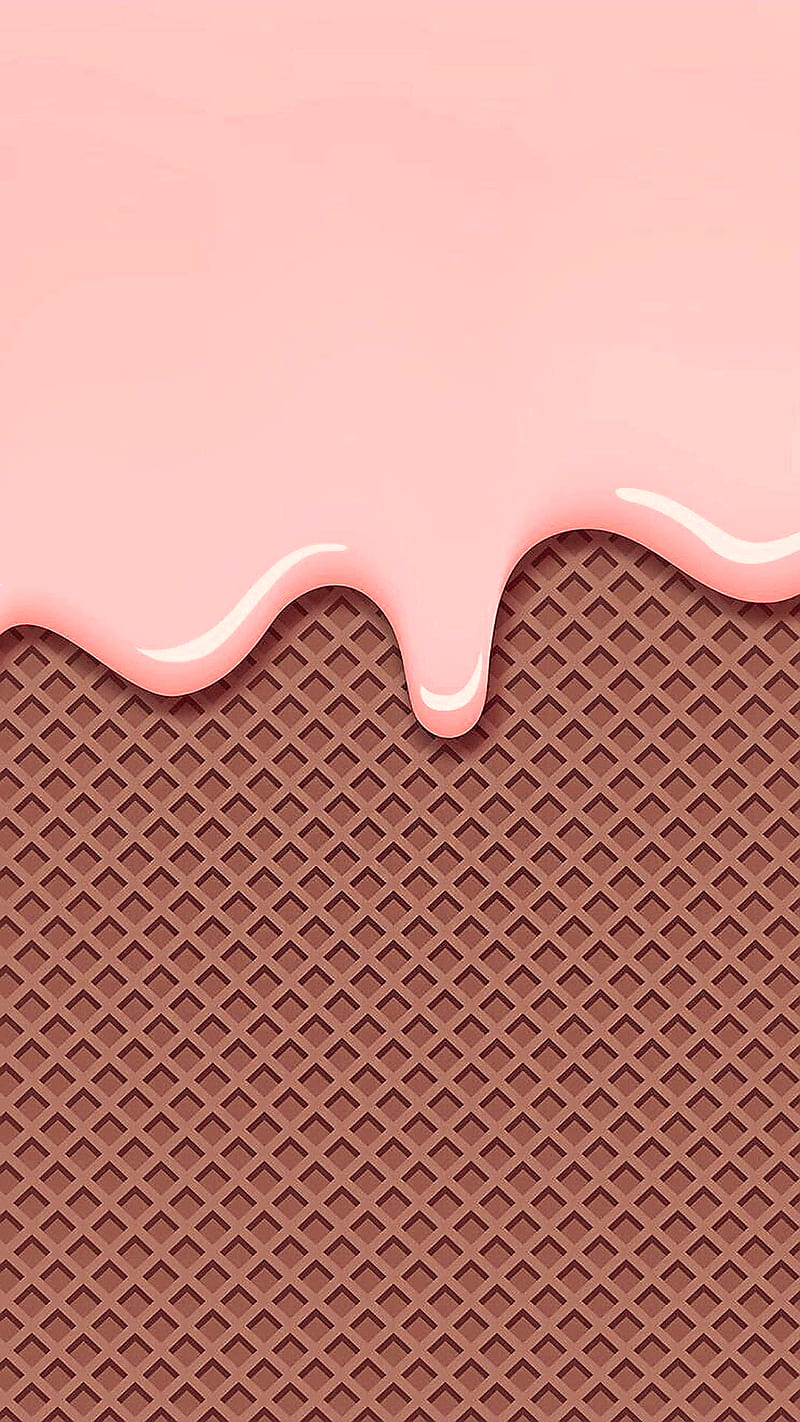 Pink chocolate, wafer, HD phone wallpaper