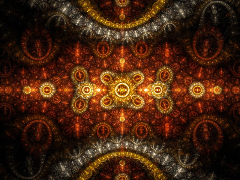 Beautiful Fractal, vortex, 3d and cg, background, recalls, wheels, nice, gold, multicolor, fractal, bright, flowers, jewel, luxury, art, paint, brightness, explosion, digital, ambar, bonito, bronze, science fiction, platinum, silver, digital paint, amber, maroon, reflected, pc, wonderful, yellow, fantasy, lightness, trippy, shadows, beauty, radiate, courts, golden, black, abstract, jewelry, copy, cool, awesome, work, pastel, hop, spirals, fullscreen, landscape, colorful, brown, twirl, gray, radiation, sci-fi, graphy, royal, mirror, light, amazing, multi-coloured, discs, view, spiral, mandelbrot, desenho, colors, swirl, colours, reflections, cream, HD wallpaper