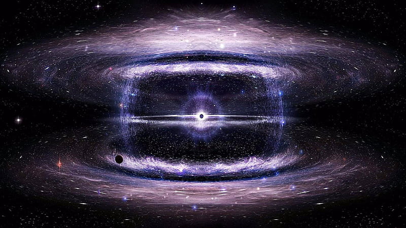 Electromagnetic Field Black Hole, Ultra Black Hole, HD wallpaper