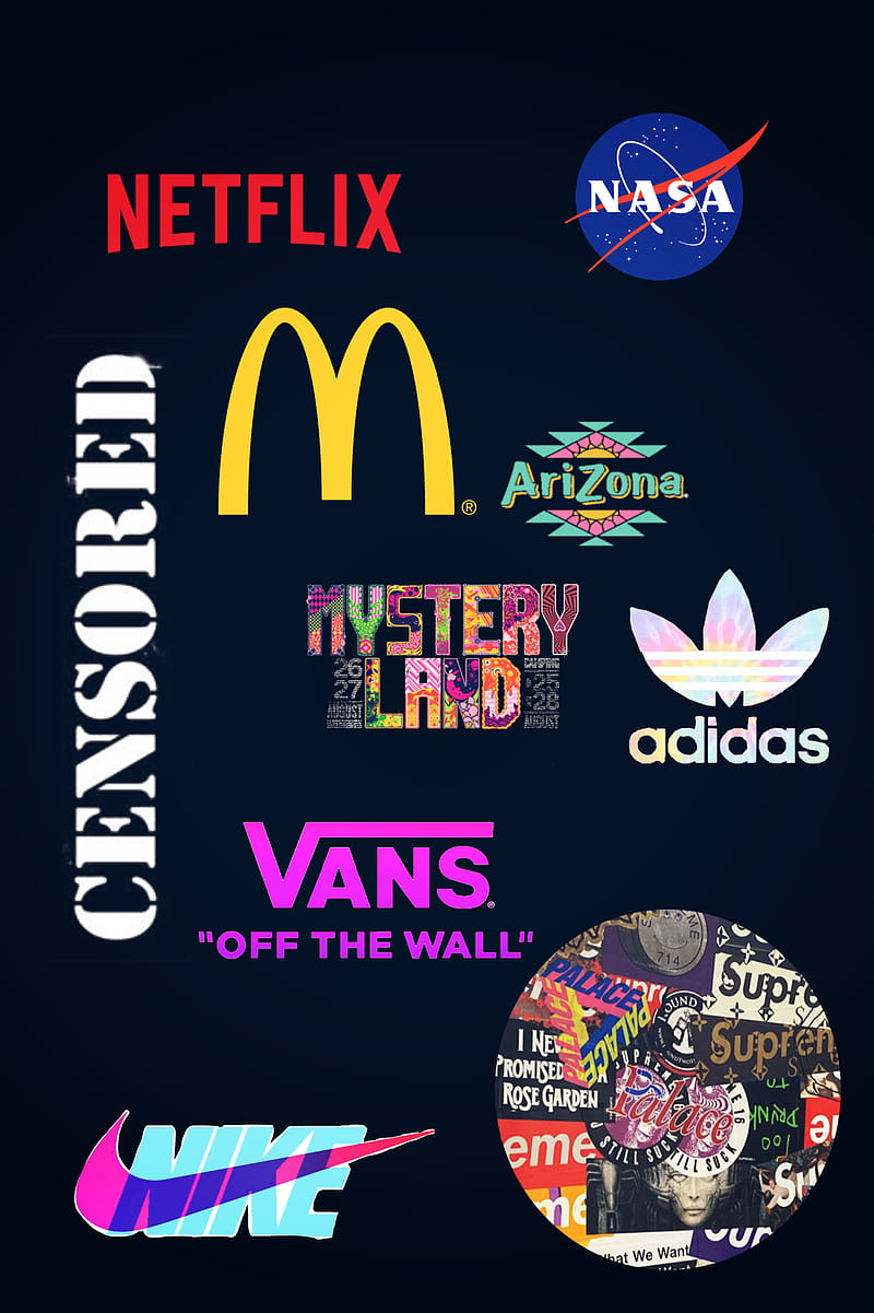 Brands, mcdonald, nike, starbuck, vans, HD phone wallpaper