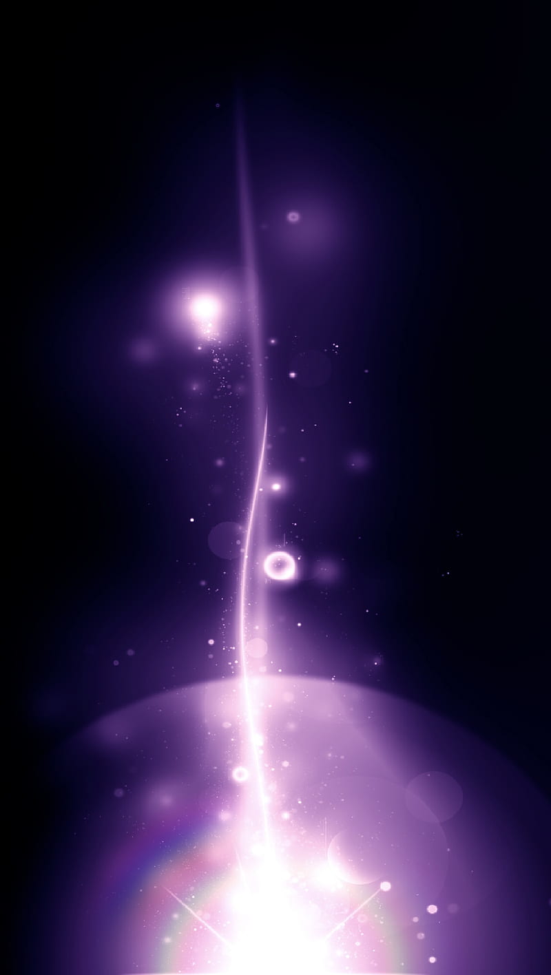 Purple Beam, abstract, beam, i6, light, purple, HD phone wallpaper