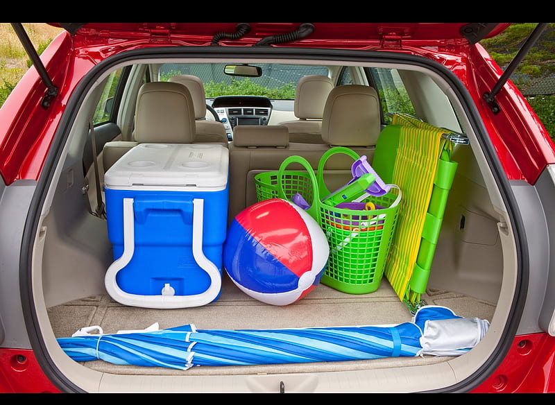 2012 Toyota Prius V - Trunk, car, HD wallpaper