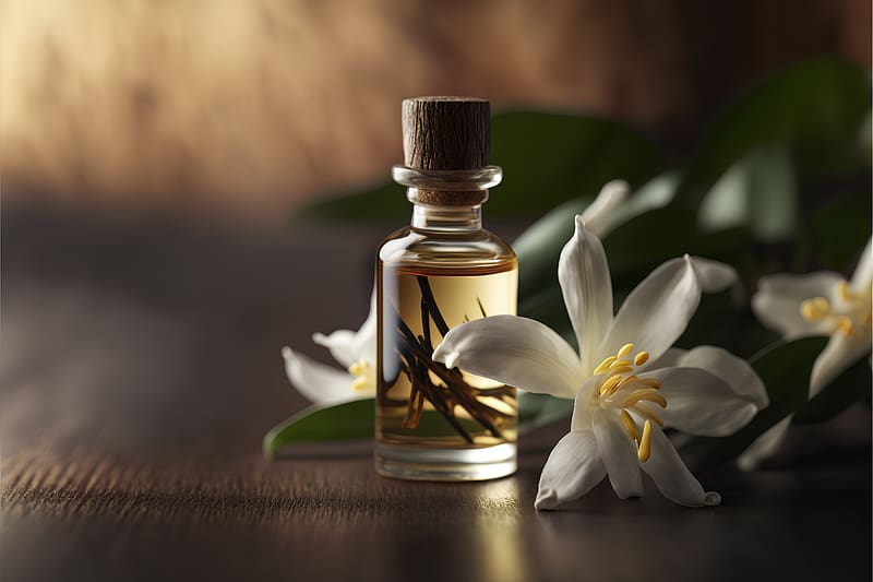 Essential oil with fresh fragrant flowers, Massage, Aroma, Herbal, Aromatic, HD wallpaper