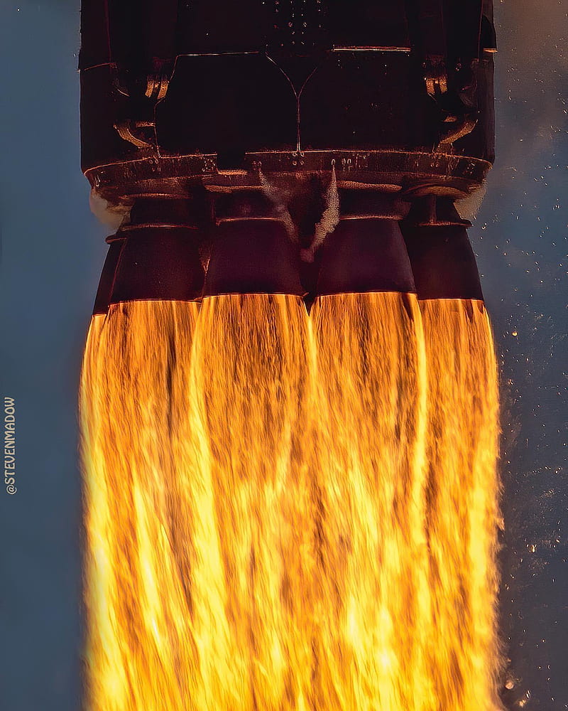Falcon 9 Merlins, rocket, rockets, space, spacex, HD phone wallpaper