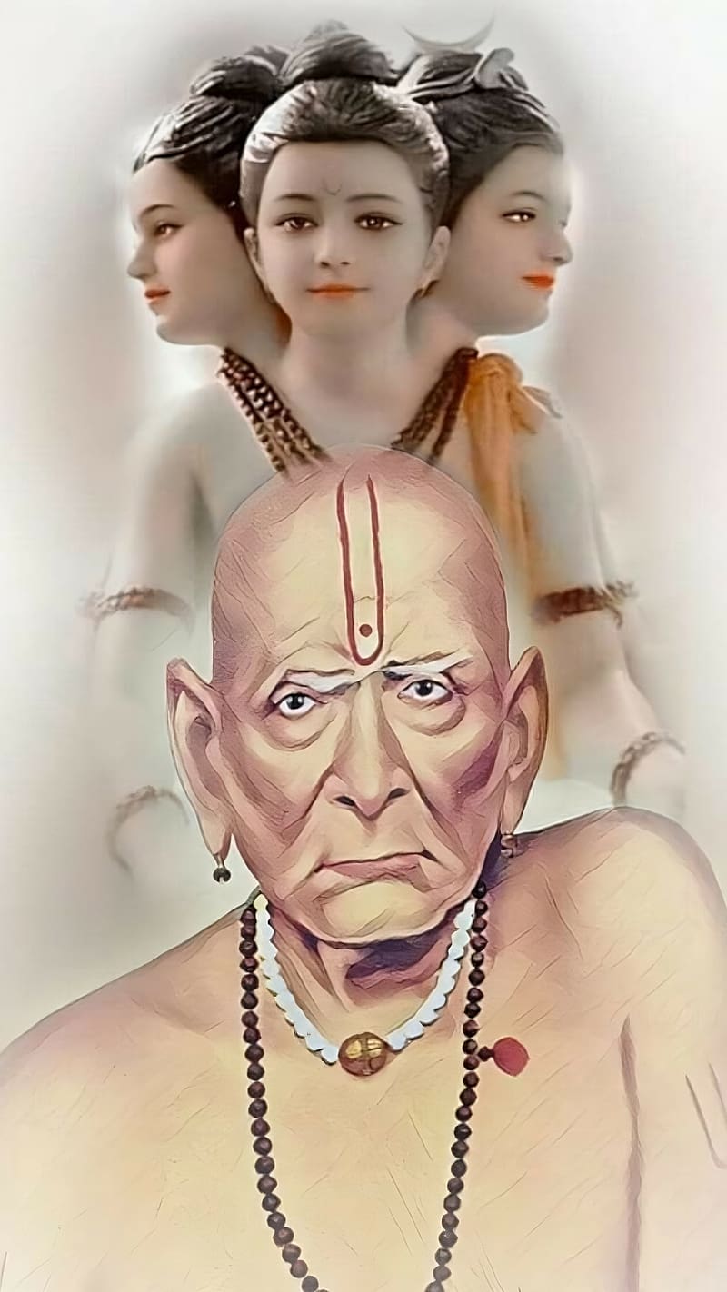 Swami Samarth , lord, god, HD phone wallpaper