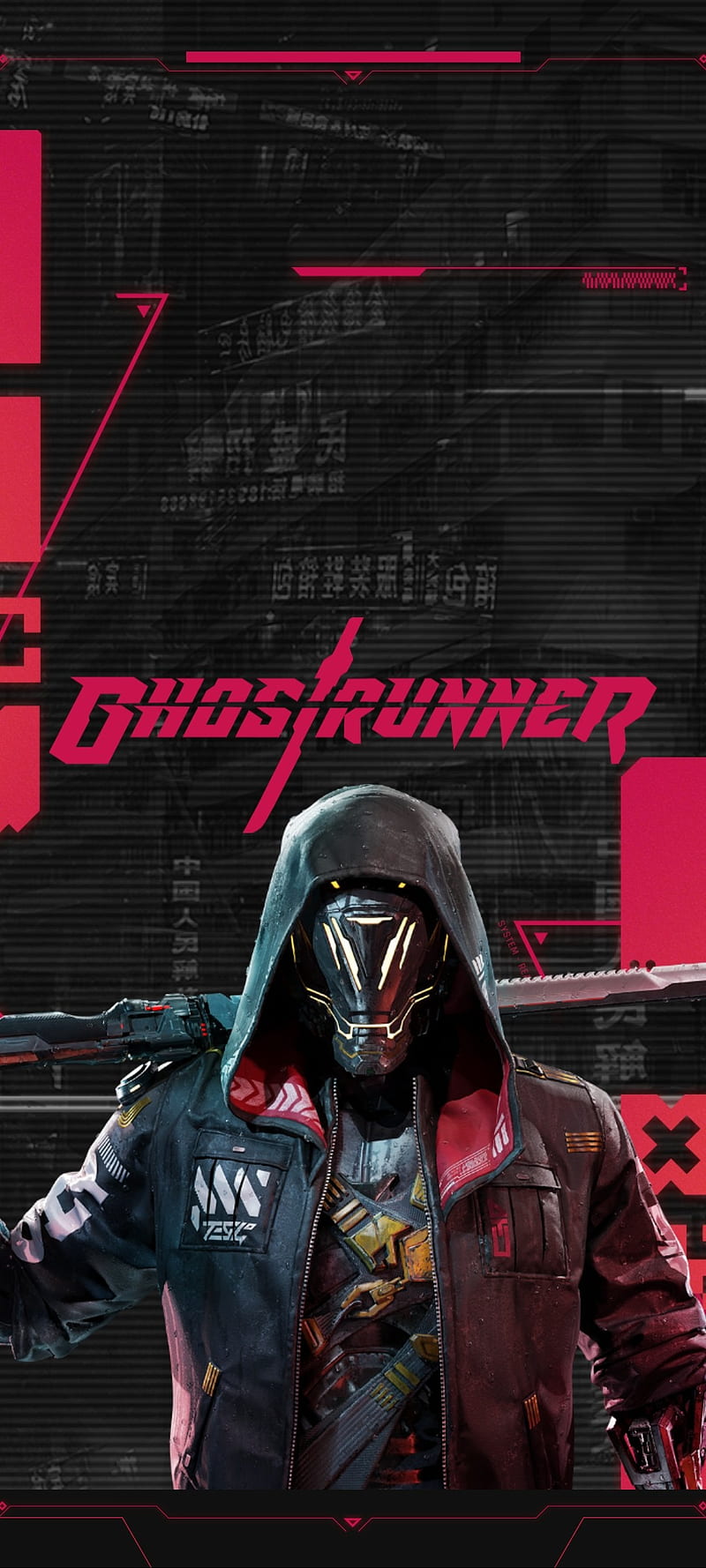 Ghostrunner, cyber, death, robot, HD phone wallpaper